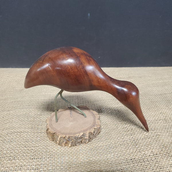 Carved Wooden Bird Statue