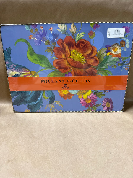 (B) Set Of 4 Mackenzie Childs Flower Market Cork Back Placemats — Sealed