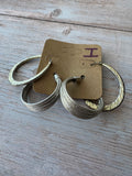 (I) Pair of Silver Tone Earrings