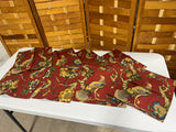 Bird Themed Rust Color Cloth Napkins, 8 pc