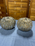 Set of 3 Foam Glitter Pumpkins