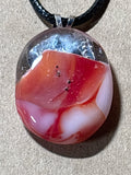 Glass Pendant on Cord