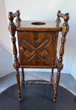 Wooden Vintage Spindle Smoking Stand