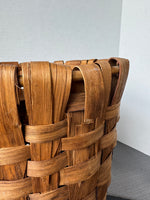 Woven Rattan Waste Basket