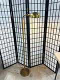Brass Floor Lamp, Adjustable Height
