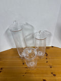 Set Of 3 Apothecary Jars