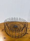 Farmhouse Style Round Metal Basket Or Rack