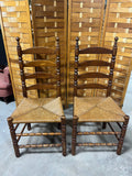 Pair of Ladder Back Chairs