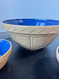 5-Piece Mason Cash England Church Grisley Ceramic Prep Bowl Set