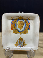 Hanley Lancasters LTD. English Ware Edward VIII Commemorative Coronation Ash Tray