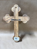 Olive Wood Cross With Essence from The Holy Land (C)
