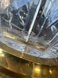 Waterford Crystal & Brass Table Lamp (WORKS)