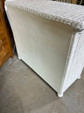 White Wicker Dresser with Mirror
