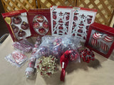 Red Ornament Lot