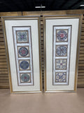 Pair of Rosette Panels