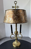 Brass Vintage Bouillotte Lamp AS IS (READ DESCRIPTION CAREFULLY)