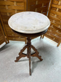 Marble Top Pedestal Stand/Table