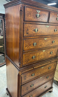 Antique Chest on Chest, "Presland's Depository"***HEAVY ITEM***