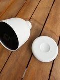 Nest indoor/outdoor battery operated camera model no. G3AL9. Confirmed working! (2 available)