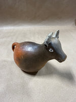 Terra Cotta Bull Piggy Bank