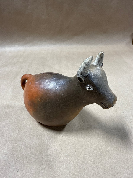 Terra Cotta Bull Piggy Bank
