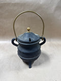 Footed Cast Iron Cauldron Fire Starter - Missing Wand