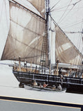 Charles W. Morgan • Whaler Print by RN Ghardloin; Signed