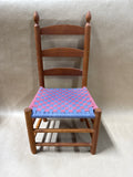 Ladder-Back Shaker Style Wooden Doll Chair