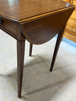 Petite Drop Leaf Side Table with Drawer
