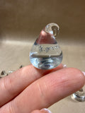 Hand Blown Mini Glass Hershey Kiss Paper Weights - 12 Pieces