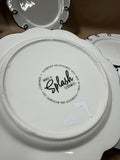 Make A Splash Ceramic Salad Plates - Set Of 4