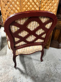 Boucle Style Fabric Arm Chair