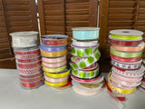 Ribbon Lot C, 50+ rolls