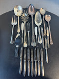 21-Piece Assorted Silver Plate Flatware