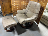 Ekornes Stressless Chair with Ottoman (A)