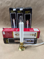 Lot Of 5 Solid Brass Electric Candle Lamp // 3 Sets Available // *** PRICED INDIVIDUALLY**** PLEASE READ DESCRIPTION