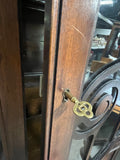 Antique Glass Front Cabinet with Drawer***HEAVY ITEM***READ DETAILS ON PICK UP POLICY***