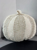 Shabby Chic Pumpkin Throw Pillow