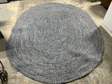 Blue Braided Oval Rug by Capel Carpets for L L Bean, 9 ft x 7 ft