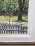 Randolph Carriage on The Green Williamsburg, VA by Nancy Hulshizer; Signed & Numbered (259/400) Plexiglass