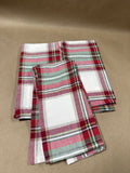 Plaid Christmas Cloth Napkins