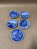Set Of 5 Mini Wall Plates