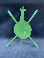 Abstract Turtle Metal Folk Art Piece