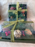 Holiday Greenery Decor - Pair - Appears Unused