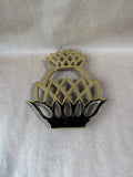 Brass Virginia Metalcrafters Pineapple Trivet