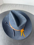 Resistol XXX Beaver Self Conforming Vintage Cowboy Hat with Feather Band SIZE 6 3/4