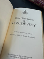 Trio of Fyodor Dostoevsky International Collector’s Library Classic Hardcover Books