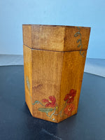 Betsy Krieg Salm Double Signed Hand Painted Octagonal Lidded Box