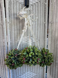 Faux Holly Berry Kissing Balls Hanging Decor