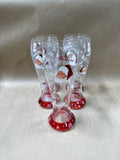 Santa Claus “Believe” Pilsner Glasses - Set Of 5